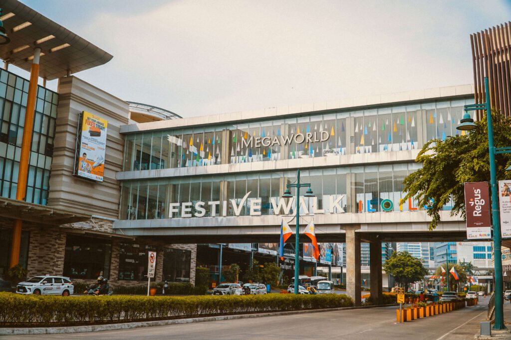Festive Walk commercial frontage in Iloilo Business Park